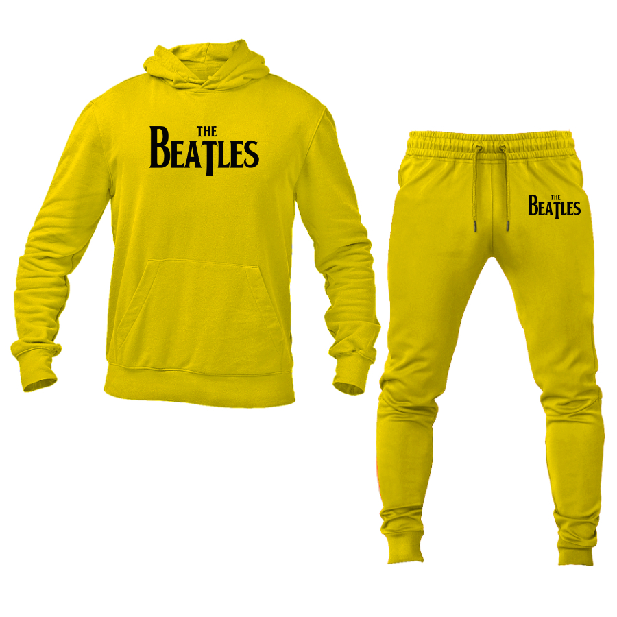 Men's The Beatles Music Hoodie Joggers Set