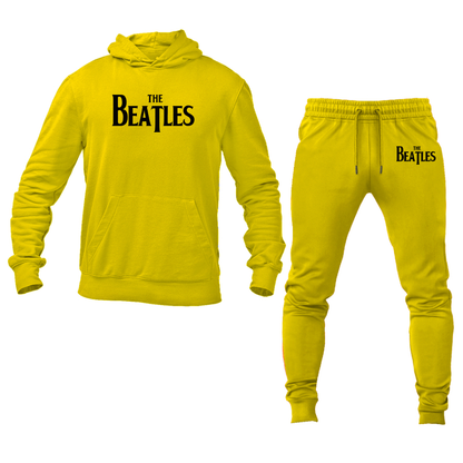 Men's The Beatles Music Hoodie Joggers Set