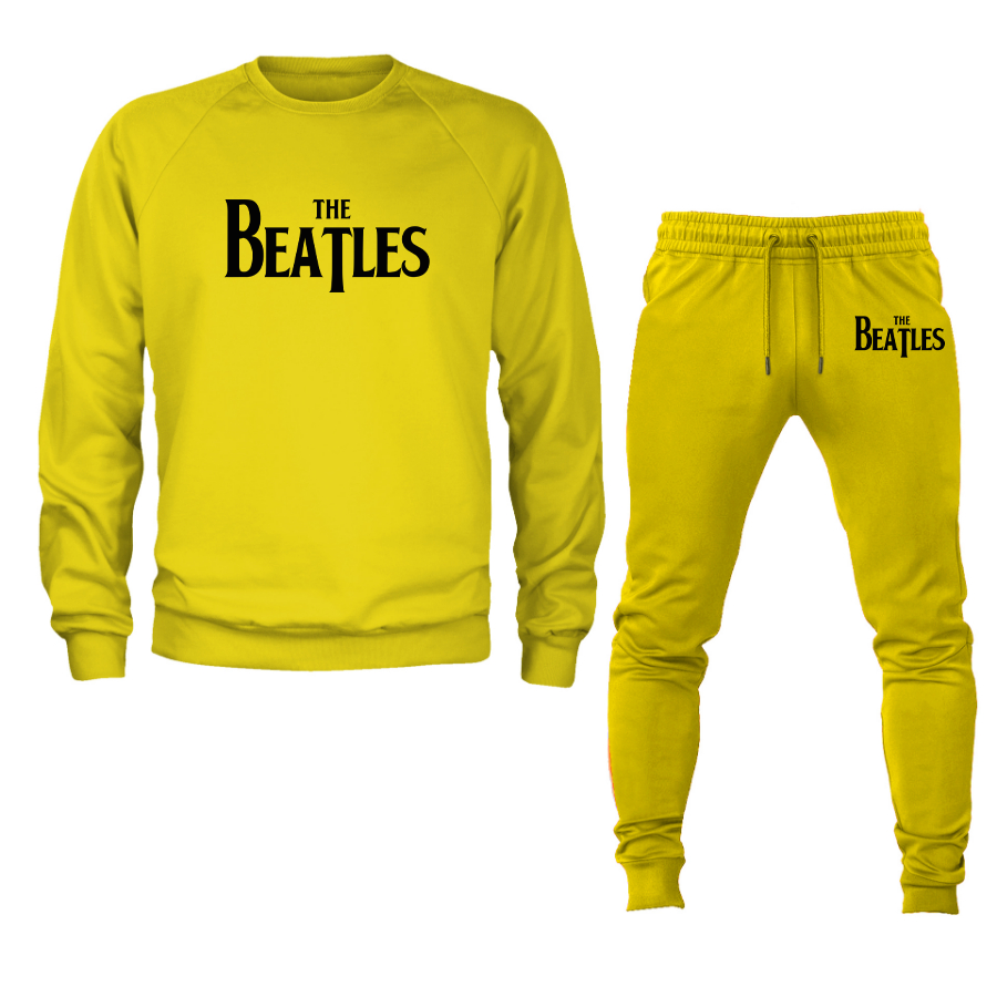 Men's The Beatles Music Crewneck Sweatshirt Joggers Suit